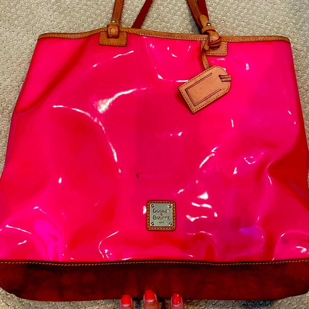 Hot pink Dooney & Bourke handbag